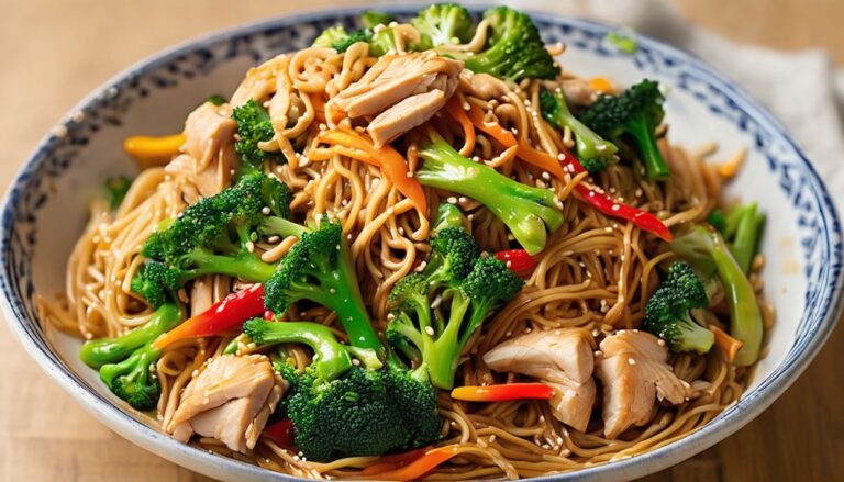 lo mein nutritional analysis summary