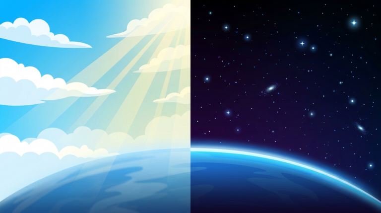 why is the sky blue if space is black - Why Is the Sky Blue If Space Is Black? Same Sky, Two Answers
